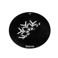Selens 841768 Gobo-78 маска гобо 78 металлическая 58 мм пол-снежинки