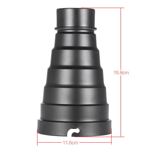 Fotokvant SNOOT-19EL узкоугольная насадка с цветными фильтрами с байонетом Elinchrom