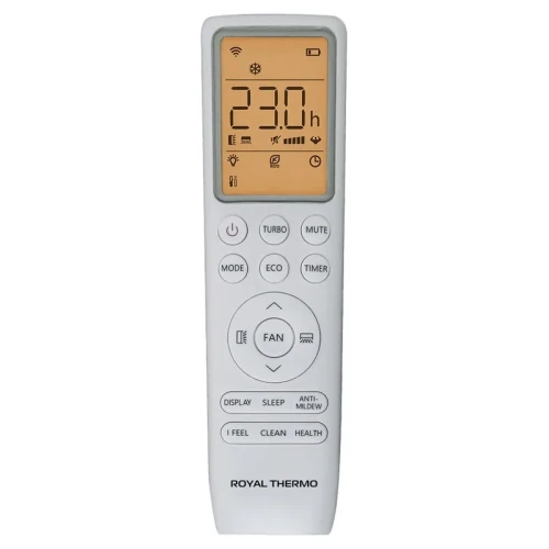Кондиционер настенный Royal Thermo RTBI-24HN8_V2/black Barocco DC Black
