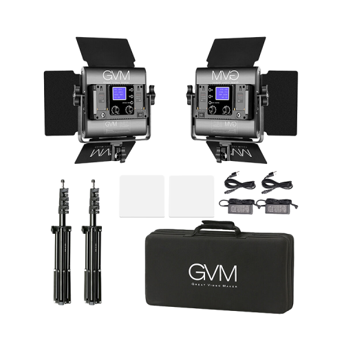 Комплект осветителей GVM 800D-RGB (2шт)