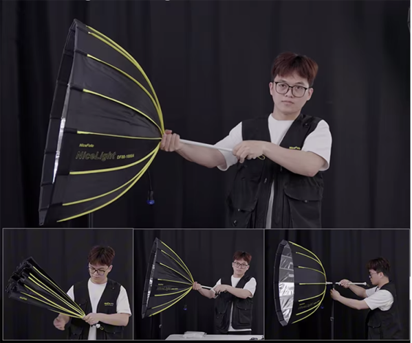 Осветитель-софтбокс NiceFoto DF90-2000A