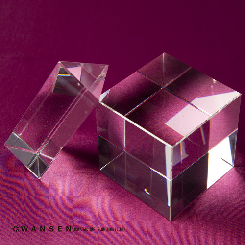 Wansen BS-0710-841329 Purple шелковый фон 70x100 см бордово-фиолетовый