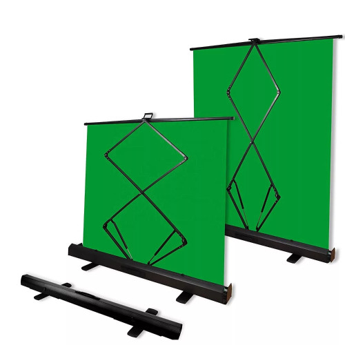 Fotokvant BR-180200 Green фон 1,80х2 м тканевый Roll-Up зеленый