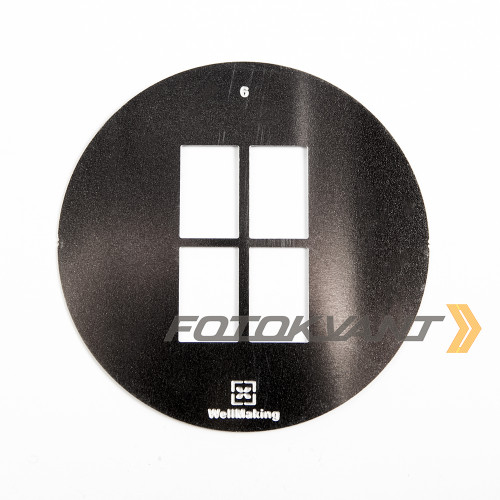 Fotokvant GMW-06 Gobo mask маска гобо 58 мм окно