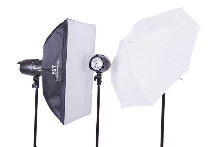 Комплект импульсного света FST E-250 Novel Kit + радиосинхронизатор FST VC-604DC в подарок!