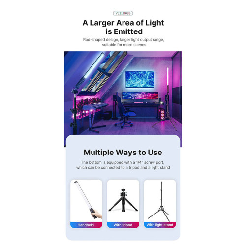 Осветитель Ulanzi VL119 RGB (Уцененный кат.Б)