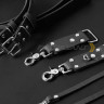 Fotokvant STL-02 ремень кожаный для двух камер черный