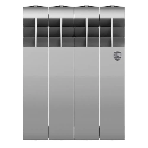 Радиатор биметаллический Royal Thermo BiLiner 350 / Silver Satin - 4 секц. BiLiner 350