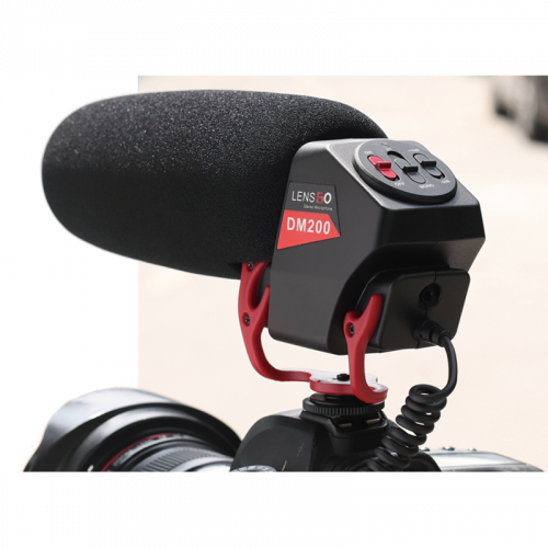 Lensgo LYM-DM200 профессиональный стереофонический микрофон для камеры