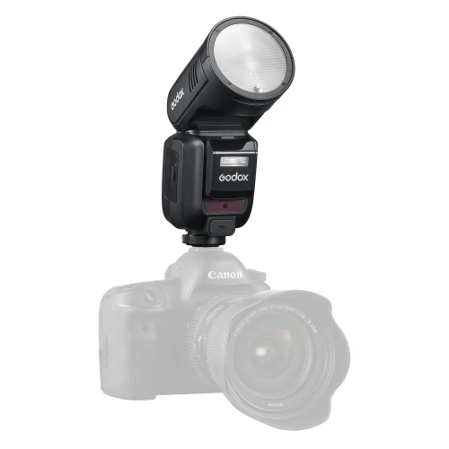 Вспышка накамерная Godox V100N TTL с круглой головкой для Nikon