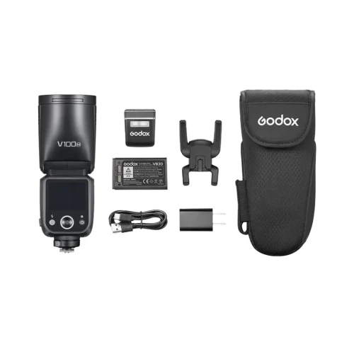 Вспышка накамерная Godox V100N TTL с круглой головкой для Nikon