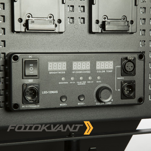Fotokvant LED-1296AS DMX светодиодная панель 3200-5600К 108Вт CRI 95 с пультом ду