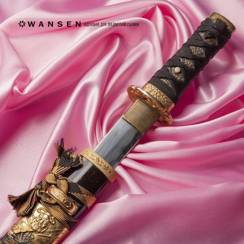 Wansen BS-0710-841335 Pink шелковый фон 70x100 см барби