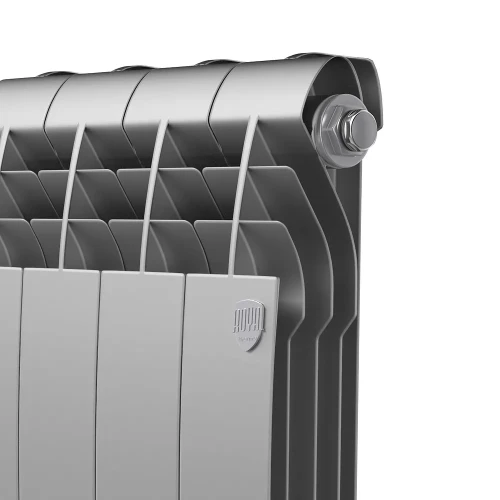 Радиатор биметаллический Royal Thermo BiLiner 350 / Silver Satin - 6 секц. BiLiner 350
