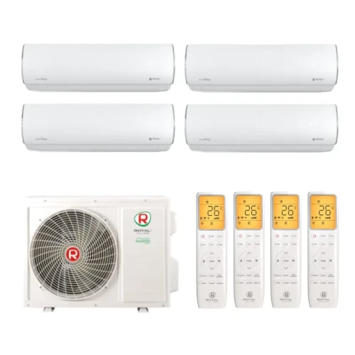 Мульти сплит система на 4 комнаты Royal Clima 4TFM-32HN/OUT / RCI-PFF09HN - 4 шт. Комплект GAMMA PERFETTO