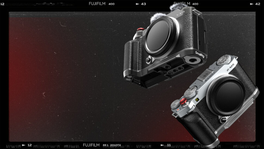 Площадка с рукояткой SmallRig 4876 L-Shape Mount Plate для Fujifilm X-M5 Серебро