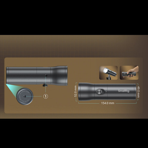 Фонарик SmallRig RF 10C