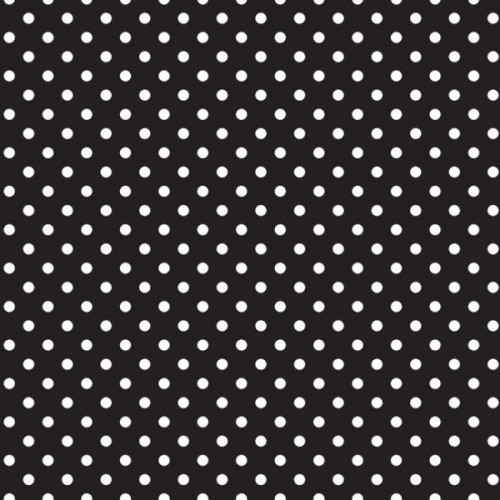 Ella Bella FADELESS CLASSIC DOTS BL AND WHT (55845) фон бумажный белый горошек 120х1500 см