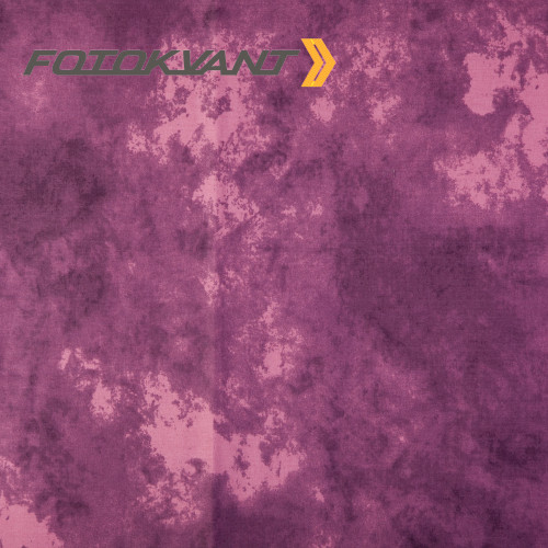 Fotokvant BG-3060 TD40 фон тканевый 3х6 м пятнистый бордово-розовый