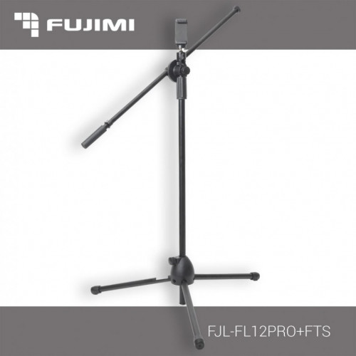 Fujimi FJL-FL12PRO+FTS Профессиональная лампа с мягким заполняющим светом + стойка 133 см с креплением для смартфона