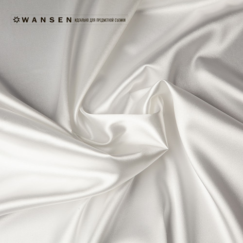 Wansen BS-0710-841341 Milky White шелковый фон 70x100 см жемчужный