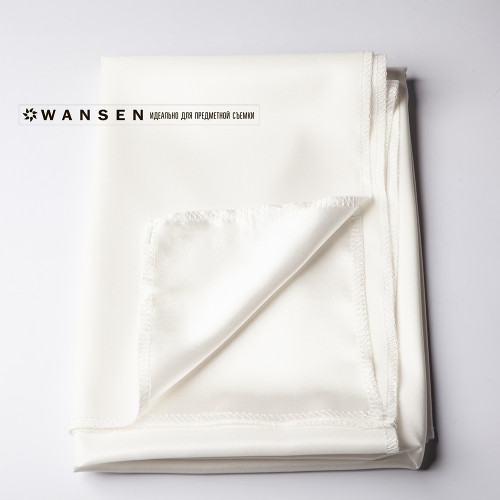 Wansen BS-0710-841341 Milky White шелковый фон 70x100 см жемчужный