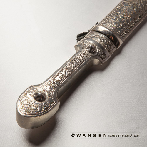 Wansen BS-0710-841341 Milky White шелковый фон 70x100 см жемчужный
