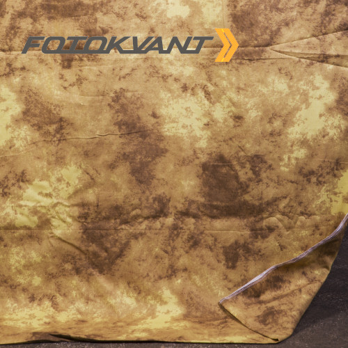 Fotokvant BG-3060 TD30 фон тканевый 3х6 м пятнистый бежево-коричневый