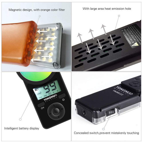 Осветитель YongNuo YN-360 III RGB 3200-5500K (Уцененный кат.А)