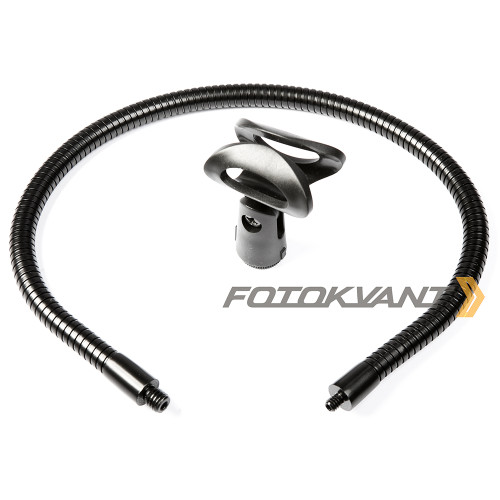 Fotokvant FLX-11 KIT гибкая штанга 55 см с держателем микрофона и резьбой 1/4 дюйма папа
