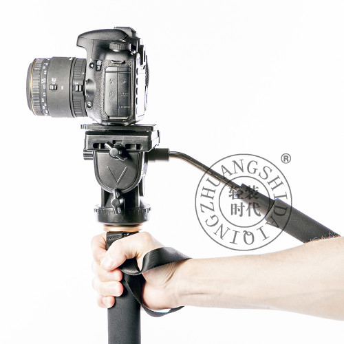 QZSD Q228 черный монопод с видеоголовой 160 см для средних и тяжелых камер