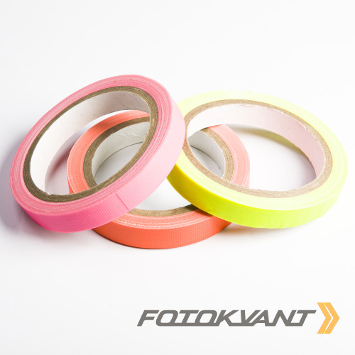 Fotokvant GP-1525 Orange gaffer tape тейп УФ оранжевый 15 мм х 25 м