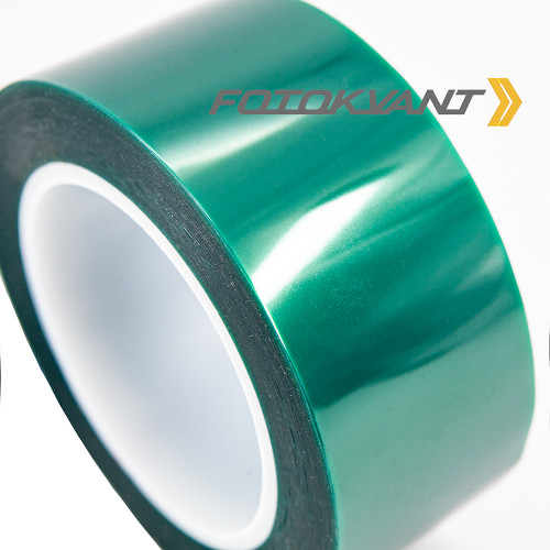 Fotokvant GP-5066 Green Polyester Masking tape тейп 50 мм х 68 м толщиной 0,08 мм