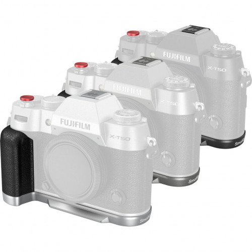 Площадка с рукояткой SmallRig Silicone для Fujifilm X-T50 Серебро