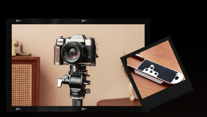 Площадка с рукояткой SmallRig Silicone для Fujifilm X-T50 Серебро