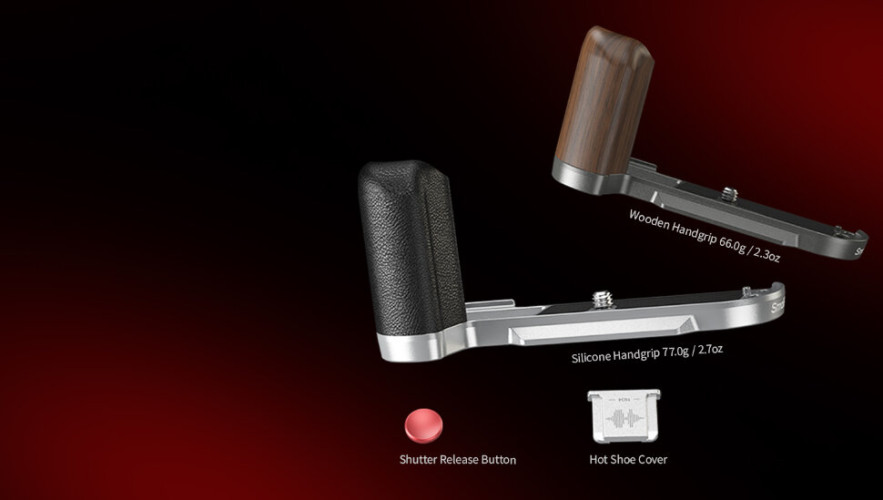 Площадка с рукояткой SmallRig Silicone для Fujifilm X-T50 Серебро