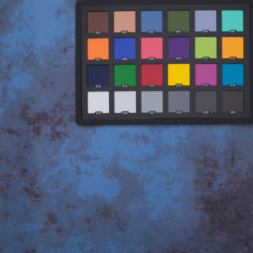 Fotokvant BG-3060 TD10 фон тканевый 3х6 м пятнистый сине-черный