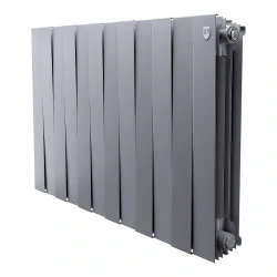 Радиатор биметаллический Royal Thermo PianoForte 500 Silver Satin - 12 секц. Pianoforte 500 new