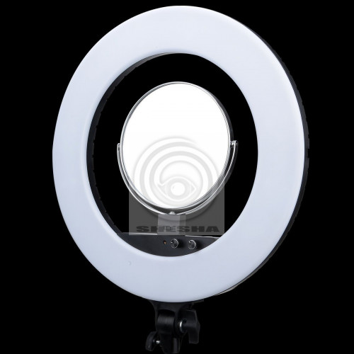 Grifon LED GRIFON SMD 50 W Кольцевой c зеркалом, регулировкой яркости и цветовой температуры 3200К-5800К (мощность 48W, диаметр 33х48,5 см)