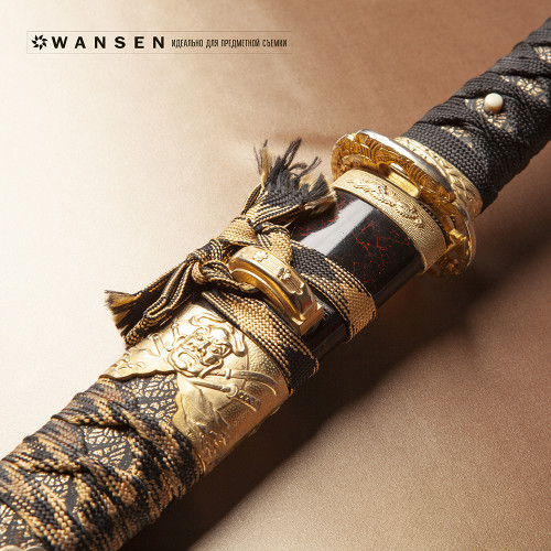 Wansen BS-0710-841350 Red Gold шелковый фон 70x100 см золотой