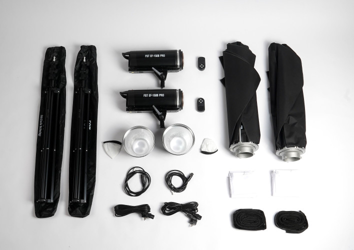 Комплект постоянного света FST EF-150B LED Softbox KIT,