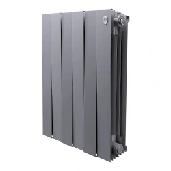 Радиатор биметаллический Royal Thermo PianoForte 500 Silver Satin - 6 секц. Pianoforte 500 new