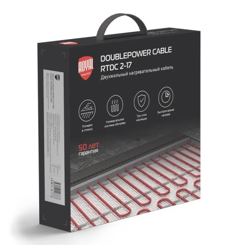 Нагревательный кабель Royal Thermo RTDC 2-17-800 Doublepower Cable