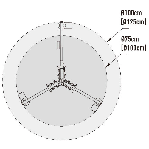 База на колесах KUPO 340 ROLLER STAND BASE