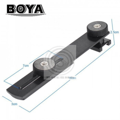 Boya BY-C01 Крепление-планка с держателем для лампы/вспышки