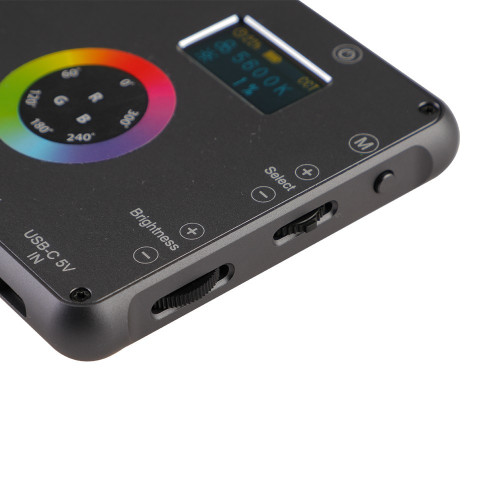 Phottix 81419 M200R RGB Light светодиодная панель с аккумулятором и мини-штативом