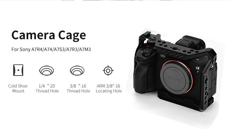 Клетка KingMa A7R4-RC для Sony a7 III/a7 IV/a7R III/a7R IV/a7S III