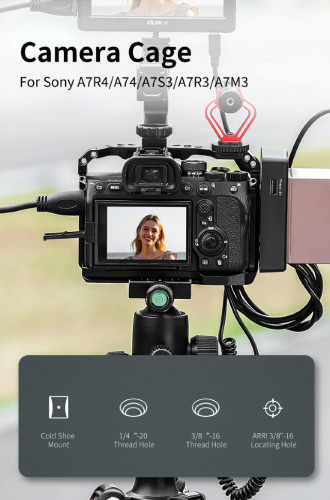 Клетка KingMa A7R4-RC для Sony a7 III/a7 IV/a7R III/a7R IV/a7S III