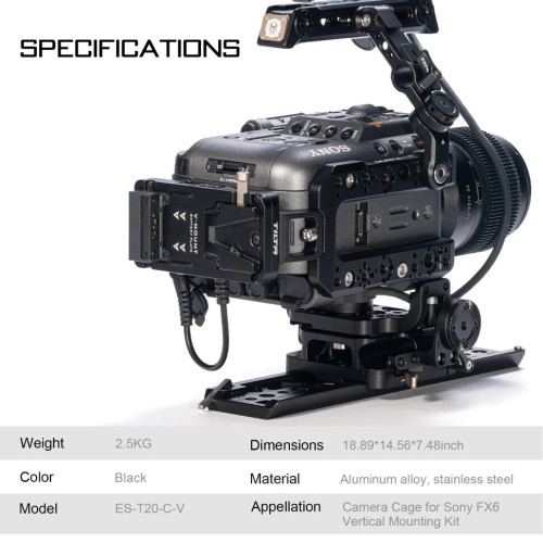 Клетка Tilta Vertical Mounting Kit для Sony FX6 (V-Mount)