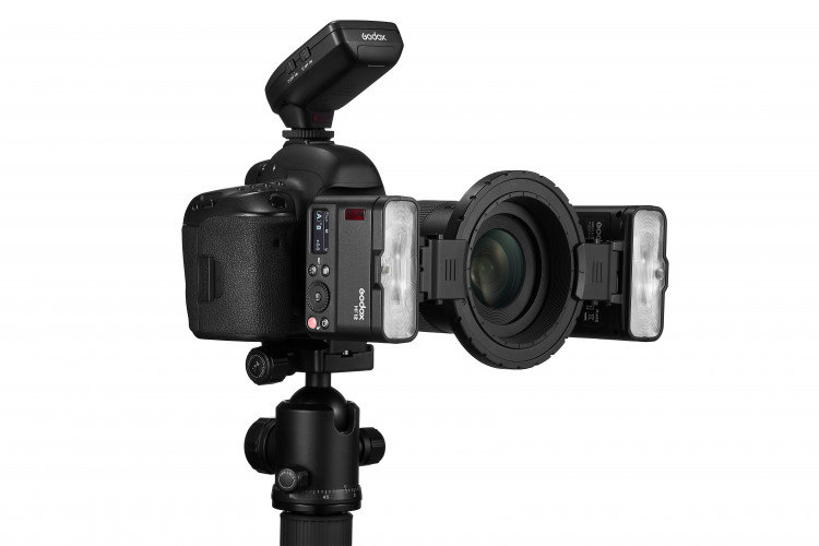 Комплект импульсных осветителей Godox MF12-K2 для макросъемки